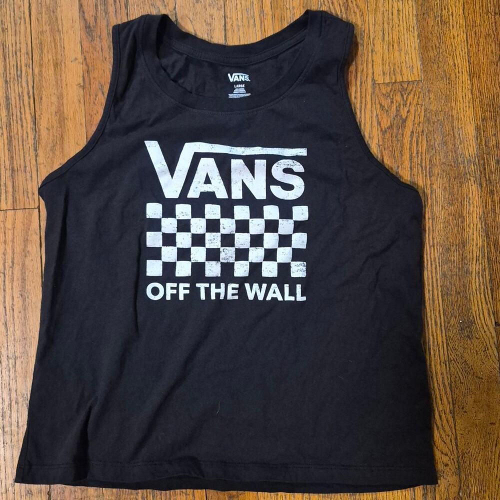 Vans off the wall checkerboard tank
